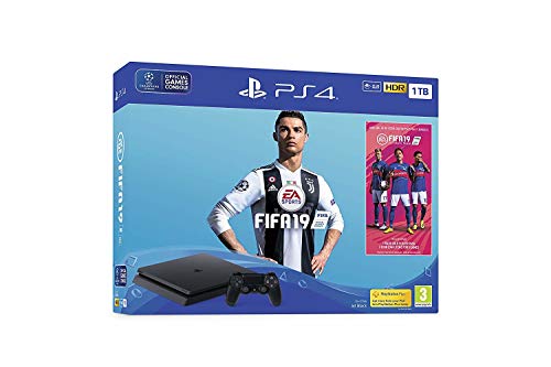 Playstation 4 Slim F chassis 1Tb + FIFA 19