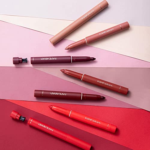 HANDAIYAN Matte Lipstick Pen Modify Lip Shape Lip Liner Lip Pencil Matte Long Lipstick Lasti Cosmetic R2Y3 Lipstick Liner Makeup - Image 7