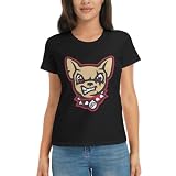 Easuopn El Paso Chihuahuas Women's Short-Sleeved Cotton Short-Sleeved T-Shirt Black