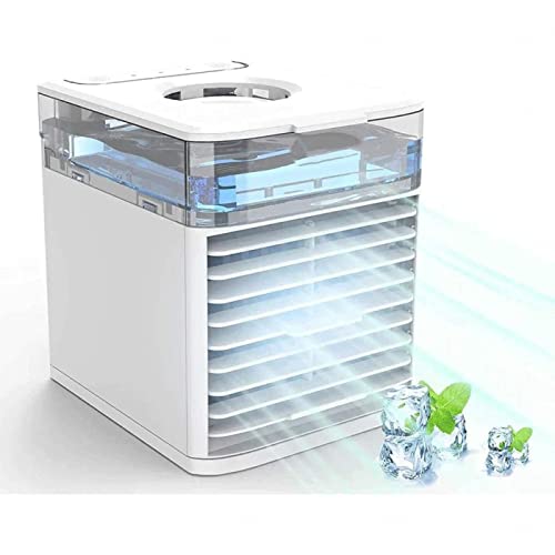 XOOPIT Air Cube Condizionatore - Funzionamento Silenzioso Mini Condizionatore USB - Crea La Tua Zona di Raffreddamento Personale Ventilatore Refrigerante - per Casa E Ufficio