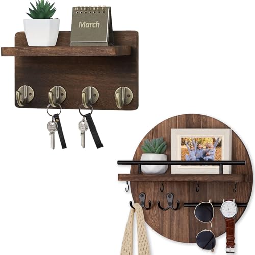 Nekon Key Holder for Wall Set, 8.5 Inch Key Holder