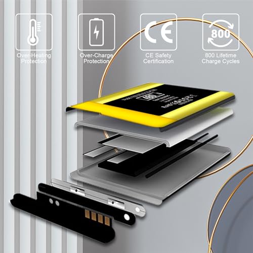 image for KOOAQQ Battery for Nest Hello NC5100US, Upgraded [480mAh] High Capacit