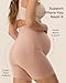 Momcozy Maternity Shapewear for Under Dresses, Anti-Chafing Mid-Thigh Pregnancy Underwear, Belly Support, Cotton Gusset