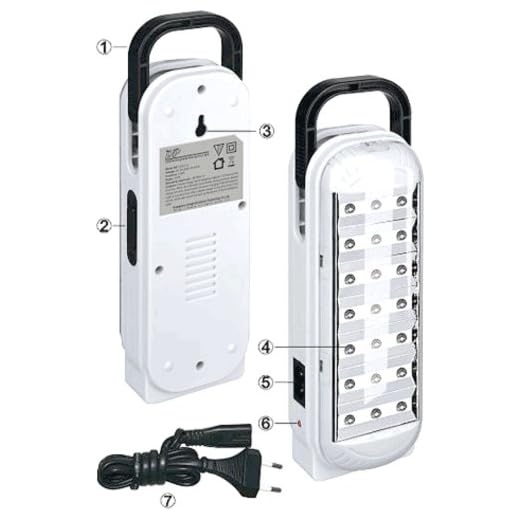 DP LED 20 LED Rechargable Light