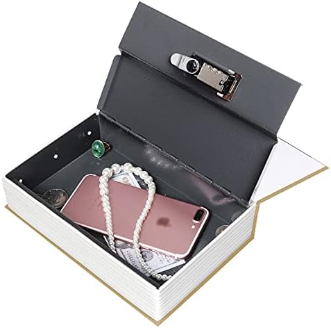 Book Safe with Combination Lock, Lovndi Hidden Safe Secret Storage, Diversion Safe Lock Box for Cash Jewelry, London
