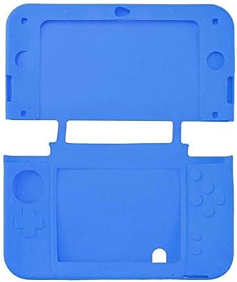 Silicone Case Gel Rubber Protective Shell Cover Skin for New 3DS XL New 3DS LL Game Console Blue