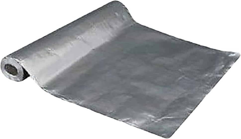 Radiant Barrier 100% Pure Solid Aluminum W/ Heavy Duty Mylar Scrim for Reducing Heat Transfer - Reflective Insulation for House, Garage, Sauna, Attic, Roof, Ceiling, Commercial Building (2ft x 125ft)