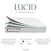 LUCID 10 Inch Latex Hybrid Mattress - Responsive Latex Foam and Encased Springs - Medium Firm Feel - Motion Isolation - Edge Support - Gel Infused - Pressure Relief - Bed in a Box - Twin XL Size