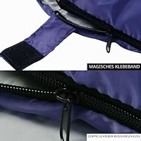 SOULOUT Schlafsack 3-4 Jahreszeiten - Winter Schlafsack Wasserdichter Leichter Deckenschlafsack für Camping, Reisen und Outdoor-Aktivitäten -Ideal für Erwachsene und Kinder - 220 x 83 cm – Ansicht 5