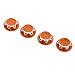 Produktbild Hellery 4er Aluminium 17mm Sechskant Radmutter für RC 1:8 Auto - Orange