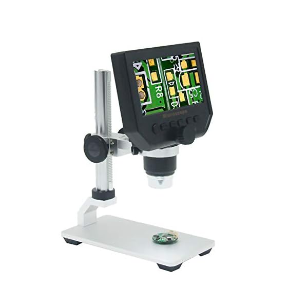AimdonR 4,3 Zoll LCD-Digital-USB-Mikroskop-Lupe mit verstellbarem Ständer
