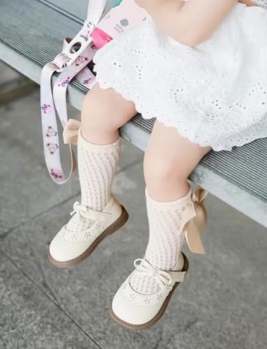 Toddler Little Girls Mary Jane Flat School Uniform Oxfords Princess Dress Shoes3