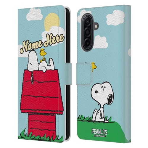 Étui portefeuille Samsung A17 cuir Snoopy protection Peanuts