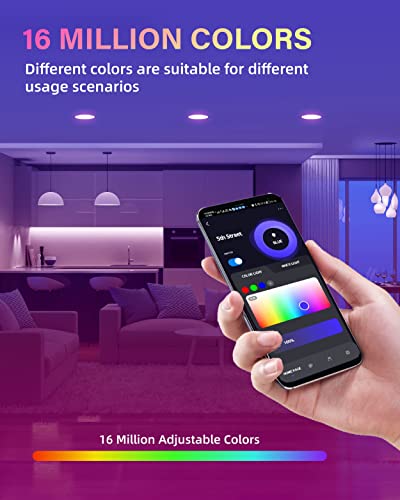 Powerasia Smart Recessed Lighting 4-Inch thumbnail 6