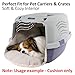 Helen's Pet Bed Hundekissen für Transportboxen Extra Small (Etikett S JP) – Wendbare Hundematte für Hundebox, Tragetasche & Hundewagen, Waschbar, Ganzjährig