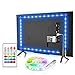 Price comparison product image Bason LED TV Backlight, 13.09 ft/399 cm USB LED Strip RGB, DIY 4096 Colours LED Strip with 24 Button Remote Control, LED Lighting for 60-70 Inch TV/Wall Mount Cinema Decoration