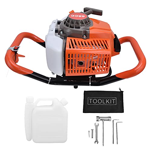 Trivella elettrica, scavatrice elettrica per fori a 2 tempi con coulisse per giardino per piantare in serra