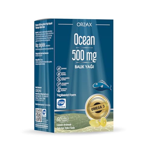 Ocean 500 mg Balık Yağı 60 Softjel Kapsül