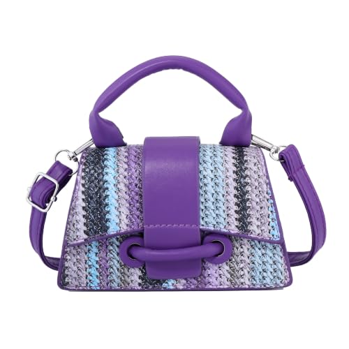 Image of Ayliss Micro Mini Crossbody Handbag Women's Purse Clutch Cute Mini Trendy Bag Top Handle PU Leather Shoulder Bag