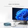 BOSGAME Mini PC Ryzen 5 3550H 11 Pro Mini Computers, 16GB DDR4 RAM 512GB PCIe SSD, Vega 8 Graphics Triple 4K 60Hz Displays, USB 3.2 x3, USB 2.0x1, HDMI x2, WiFi5 BT5.0