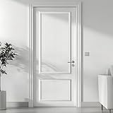 Peel and Stick Door Moulding Kit, Self-Adhesive Pre-Assembled Door Panel Trim for Wall Mirror Window Frame Decor (Top 22'x48' Bottom 22'x15')