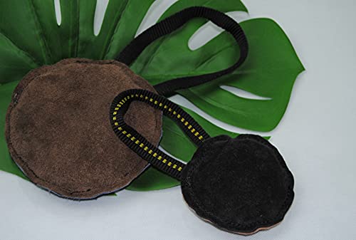 BULLYZEI Beißkissen RUND klein Leder Bringsel Dummy Beißwurst