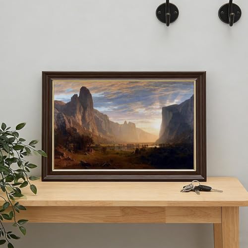 Toile Albert Bierstadt Yosemite Valley cadeau idéal bureau élégant - 7