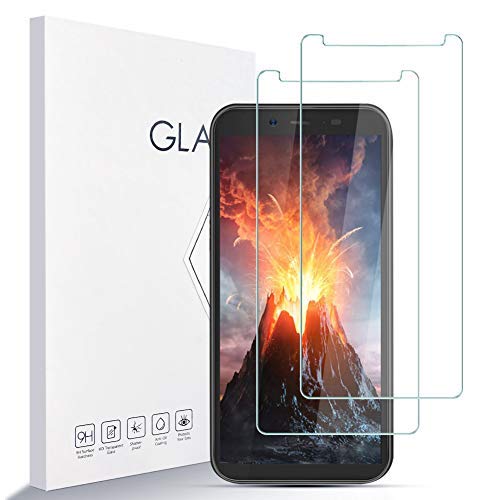 LZS Protector de Pantalla para BLACKVIEW BV5500 Dureza 9H A Prueba de Rayones Protector de Pantalla de Vidrio Templado [2 Piezas] Borde Redondeado 2.5D, Fácil de Instalar,Soporte de Prensa 3D Cover