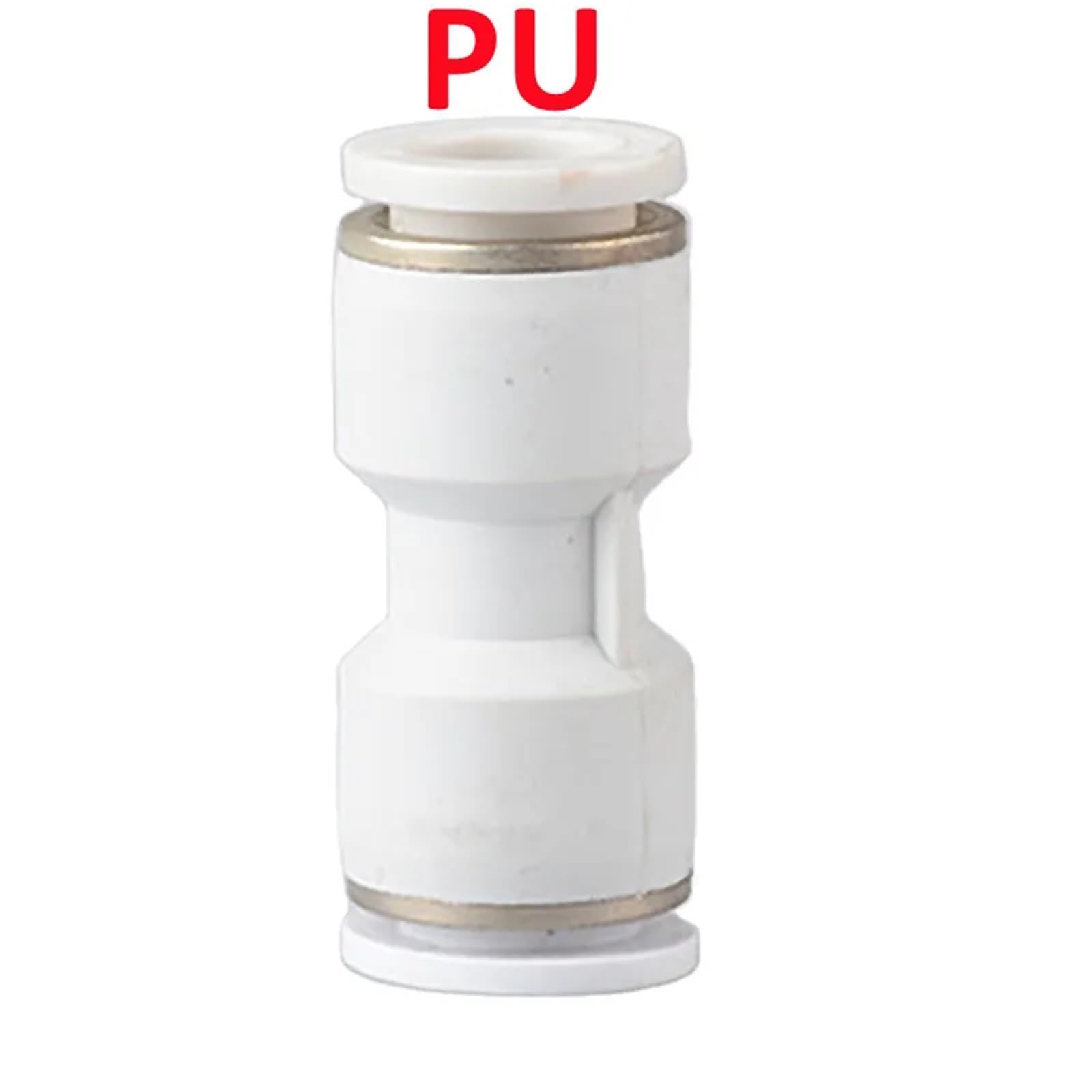 White Pneumatic Fitting Tube Connector Water Pipe Push In Hose 16mm PU PY PK PE PV SA PZA PLM SA-B(PU)