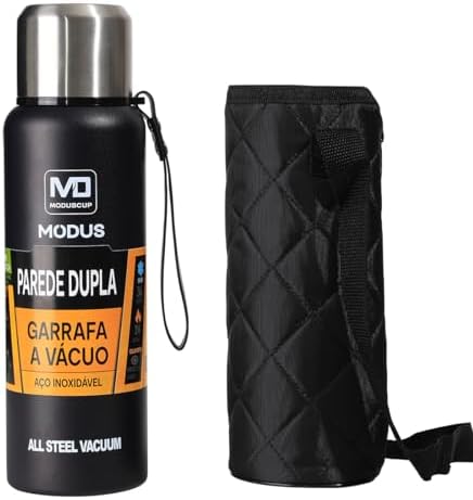 MODUS Garrafa Térmica De Aço Inoxidável Isolada A Vácuo Com Copo ...