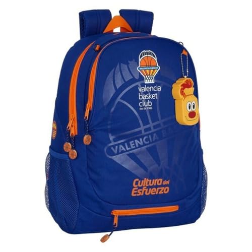 Mochila Valencia Basket Safta infantil unisex resistente para deporte 3