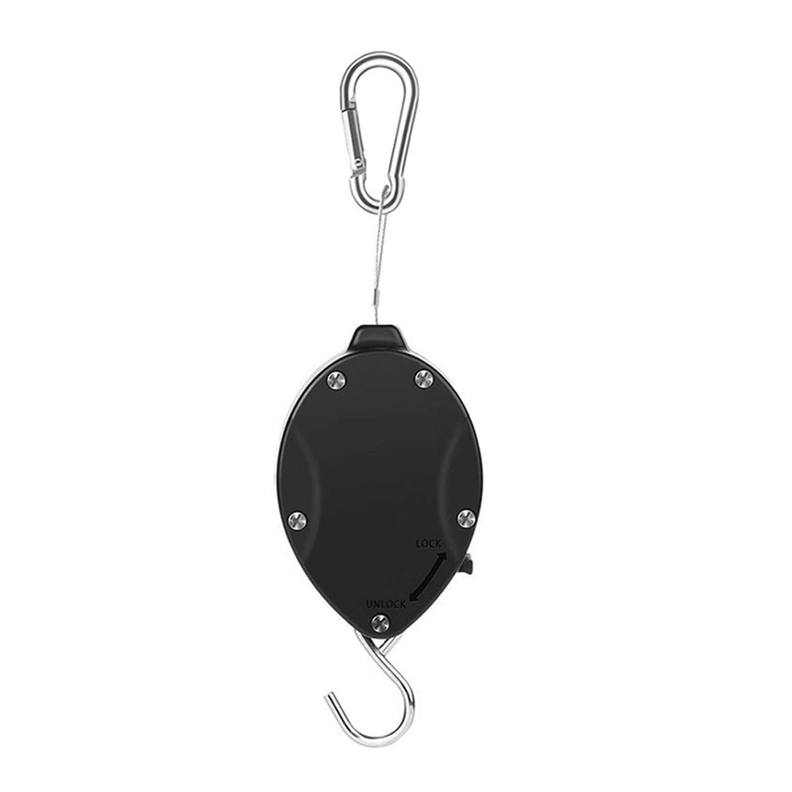 Msioytog Retractable Hooks for Hanging Plant Plant Pulley Hangers for Indoor and Outdoor Use Bird Feeder Hook Stainless Steel Retractable Hanger