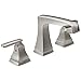 Delta 3564-SSMPU-DST Ashlyn 2-Handle Widespread Bathroom Faucet with Diamond Seal Technology and Metal Drain Assembly, Stainless