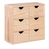 tiroir sous lit leroy merlin Dimensions : 32 x 14 x 32 cm ARANAZ S.L. MANUFACTURAS DE LA MADERA Miniblock 6 tiroirs en bois de pin