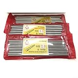 HSS-Rundstangen mit geradem Schaft, metrisch, Hochgeschwindigkeitsstahl für Werkzeugherstellung, 2 x 100 mm, 10 Stück