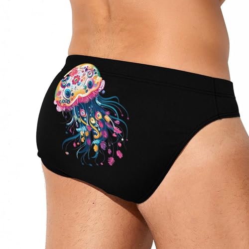 Jellyfish Men's Swim Trunks Briefs Swimsuit Swimwear Bathing for Underwear Beach4
