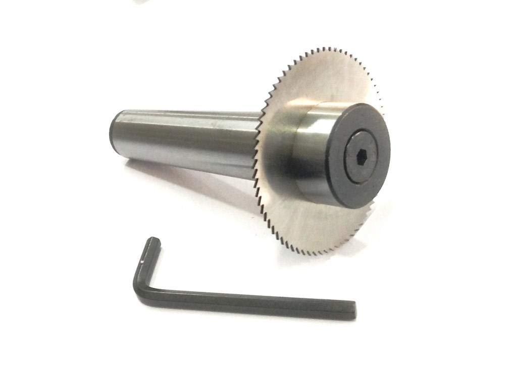 Slitting/Slotting Saw Holder with Circular Saw Blade (Straight Shank 1/2")