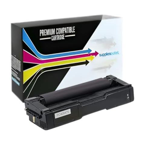 SuppliesOutlet Compatible Toner Cartridge Replacement for Ricoh 406475 (Black,1 Pack) Cover