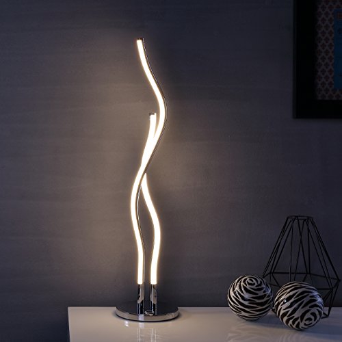 Jonathan Y Cairo Chrome Integrated LED Table Lamp #TOP24