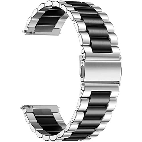 Bracelet de montre mailles acier Blueshaweu haut de gamme pour montres de 16mm à 24mm