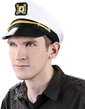 Bedwina Yacht Captain Hat - (Pack of 2 
