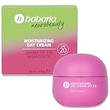 Babaria - Crema Facial Hidratante Efecto Glow SPF20 Neurobeauty | Mujer y Hombre 50ml | Antiedad, Antimanchas, Protección Solar UVA/UVB – Textura Ligera, Todo tipo de pieles