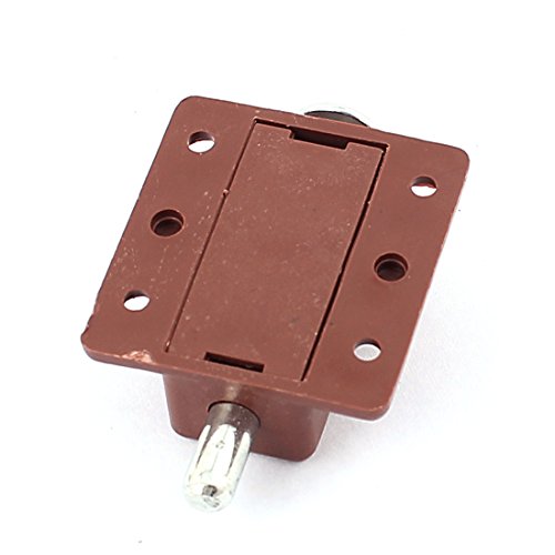 Sourcingmap Window Door Plastic Push Button Automatic Latch Bolts 2pcs - Image 2