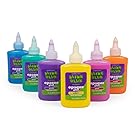 Maddie Rae's Slime Making Opaque Glue - (6) 4oz Bottles in Six Colors, Immediate Shipping - Non Toxic, School Grade Formula, Perfect for Slime Making Kit Supplies, Crafts