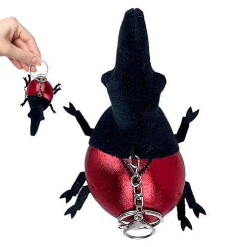 Llavero de peluche, llavero de peluche con mochila - Llavero con colgantes de animales de larga | Llavero de dibujos animados para niños Colgantes para bolso de puerta
