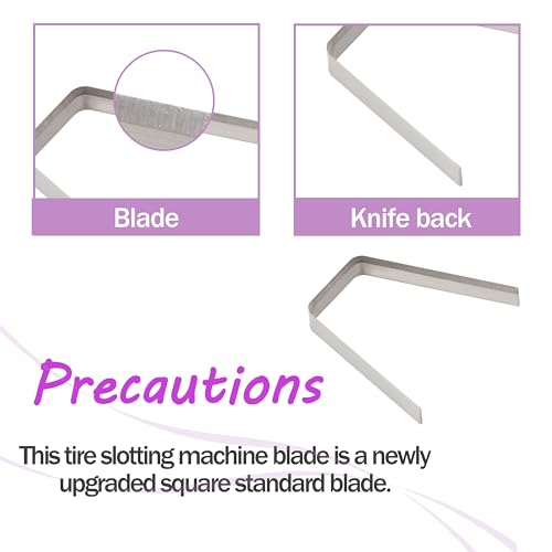 Image of Tire Groover Blade Tire Groover Regroover #8 1 /2 inch Square Standard Duty Blade New Upgrades 2024 (Set of 18)