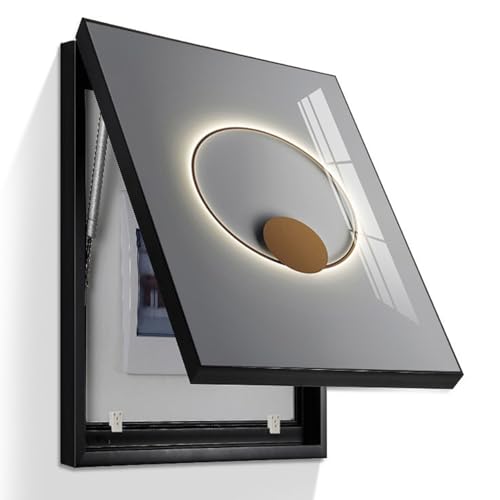 Boîte de compteur électrique intérieur habillée par un couvercle design amovible