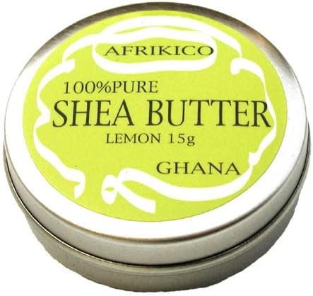 Amazon アフリキコ Afrikico シアバター 未精製100 レモン 15g アフリキコ Afrikico ボディバター 通販