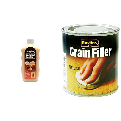 Image of RUSTINS Sanding Sealer 500ml & Grain Filler 230g