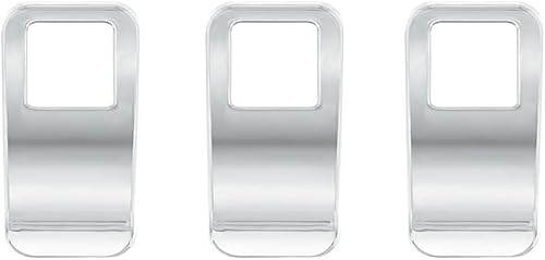 Miniatura 2 de Paquete de 3 cubiertas cromadas para interruptor compatible con Kenworth 2013-2021 T680. 2013-2000 T880.